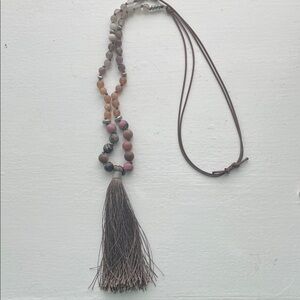 J. Jill Multicolor Beaded Necklace with Tassel